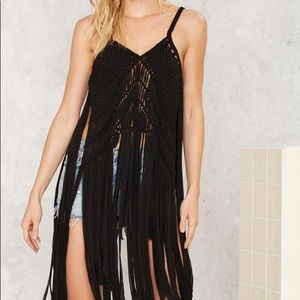 Crochet Fringe Cover Up